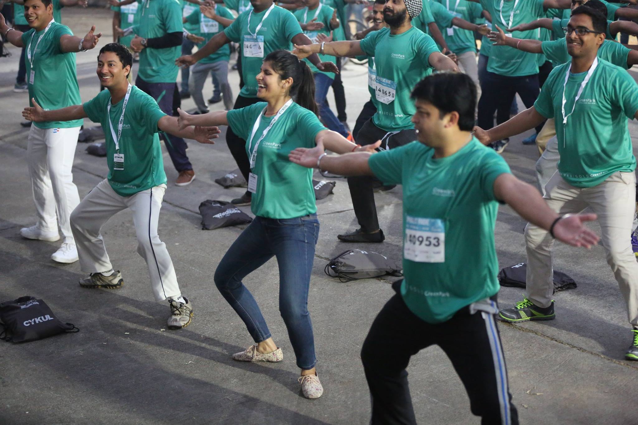 Trainer with a child