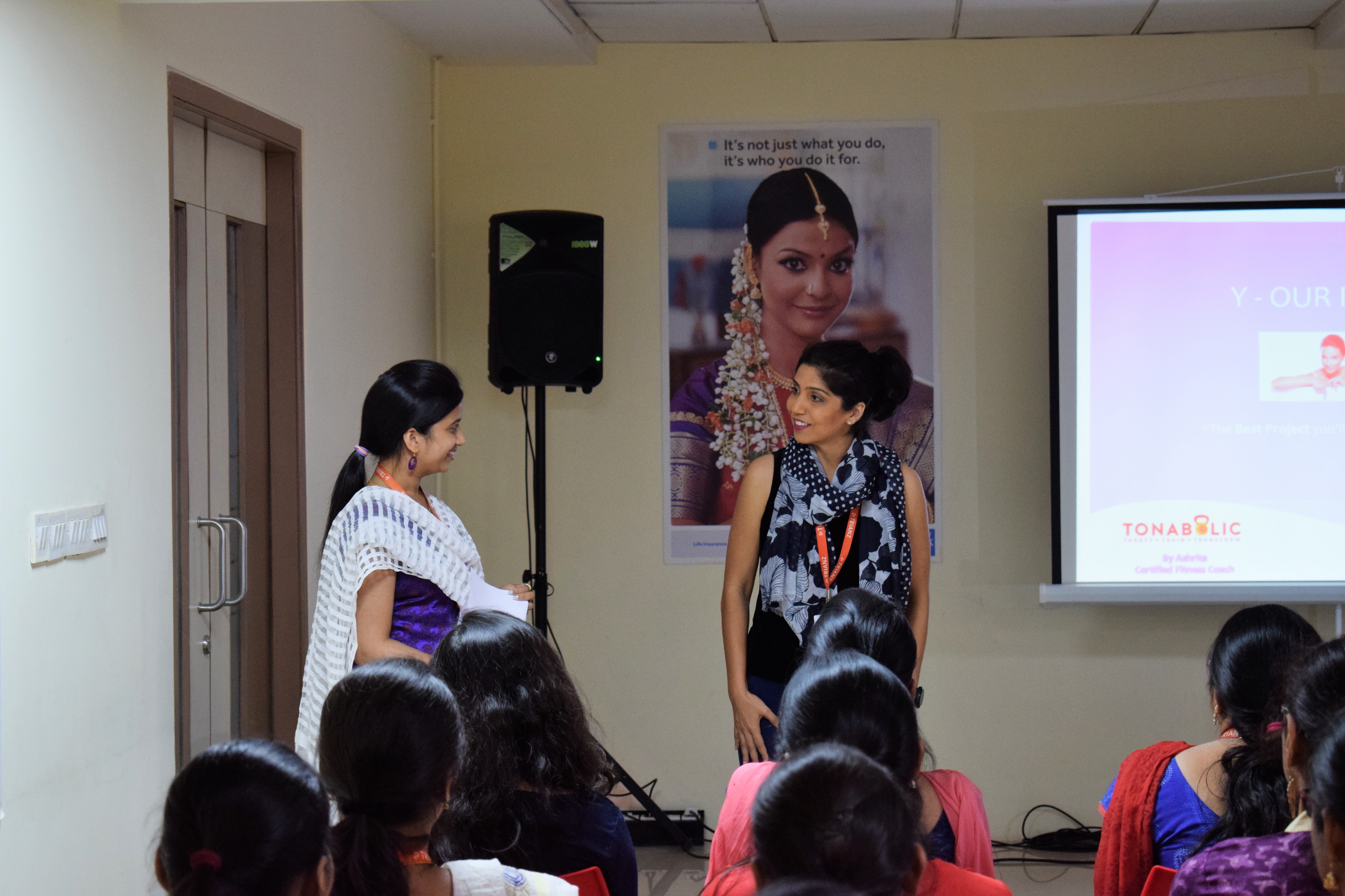 Gallery Image of client training in gym